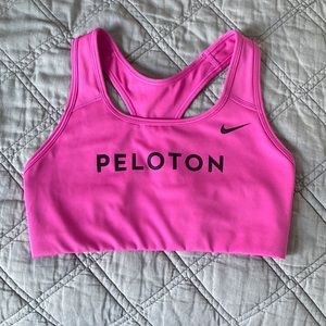 Peloton Nike sports bra in pink size small.